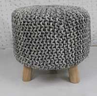 Hand Knitted Footstool