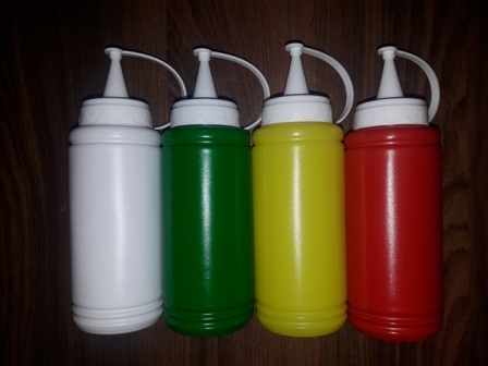 Sauce Bottle - Virgin HDPE and LDPE Blend for Enhanced Squeezability | Blow Molded Plastic Design
