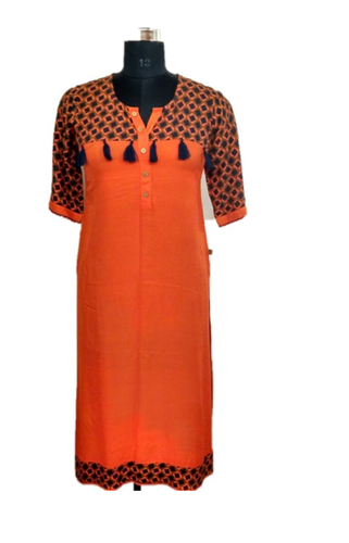 Printed designer kurti Printed designer kurti