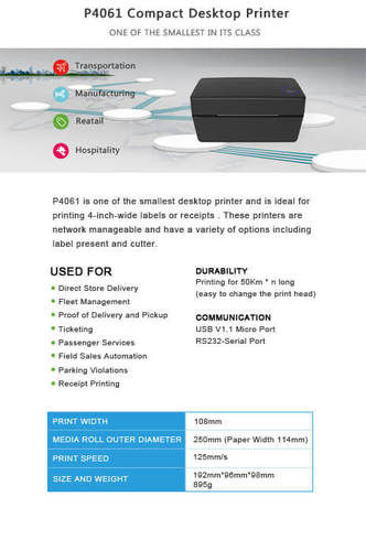 Black Spata P 4061 Compact Desktop