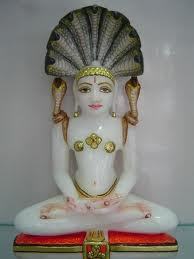 Marble Jain Mahaveer Statue