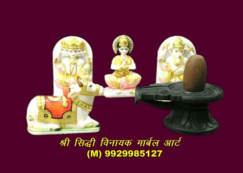 Marble Shiva Parvati Statue