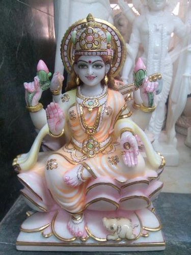Marble Laxmi Sculpture