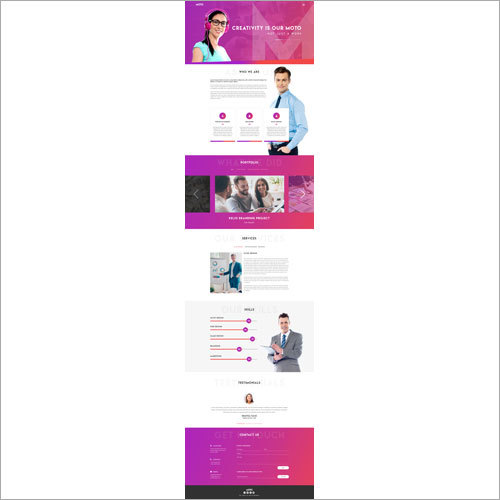 Web Page Developing Services