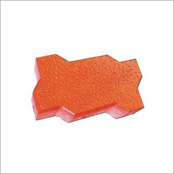 Paver Blocks - Concrete Material Zigzag Shape Red Color | High Compressive Strength Weatherproof Load Bearing Durable Easy Installation