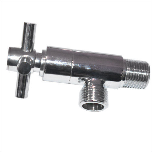 Chrome Cross Angle Valve