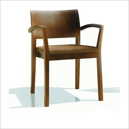 Wooden Dining Chair with Armrest