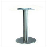 Metal Table Base - Steel, 300-400mm Diameter, 700-750mm Height | Durable, Easy Assembly, Sleek Design, Strong Support, Mirror-like Finish