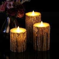 Vinkor Flameless Candles Led Candles Flickering Flameless - Real Wax, 4-9 Inch Pillars, Ivory | Remote Control, Timer, Flickering Led
