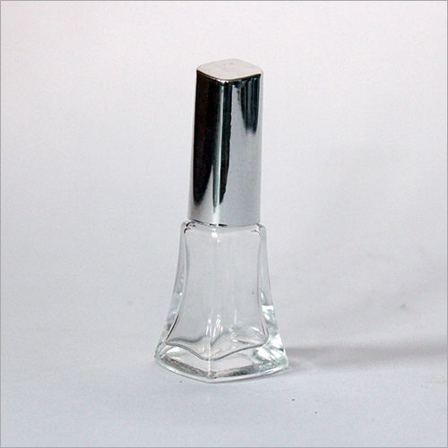 Transparent & Silver Evolve Nail Polish Bottle