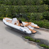 Liya 22ft Inflatable Boat With Outboard Motors speed rib boats tourist work boat for sale