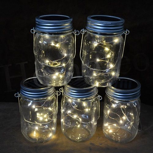 Homeleo 3 Pack Solar Mason Jar Lid Insert