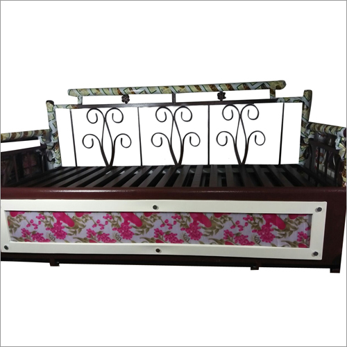 Stainless Steel Corner Sofa Cum Bed