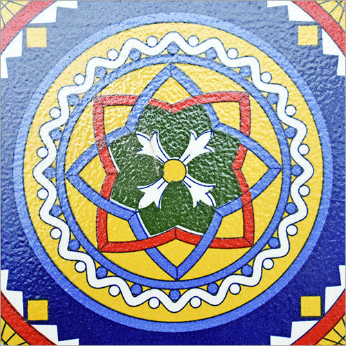 Multi Color Pringting On Mexican Tiles