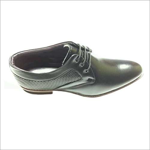 Black Formal Artificial Leather Shoes
