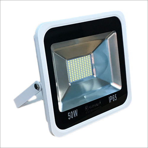 50W LED Flood Light - Aluminium Material, Square Shape, Grey and Black Color | Impact Resistant, No Shadow or Glare, Compact and Lightweight
