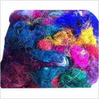 Coloured Silk Yarn Waste