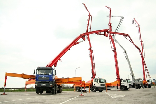 Concrete Boom Pump Conveyor Capacity: Up To 120 M3/ Hr Kg/Hr