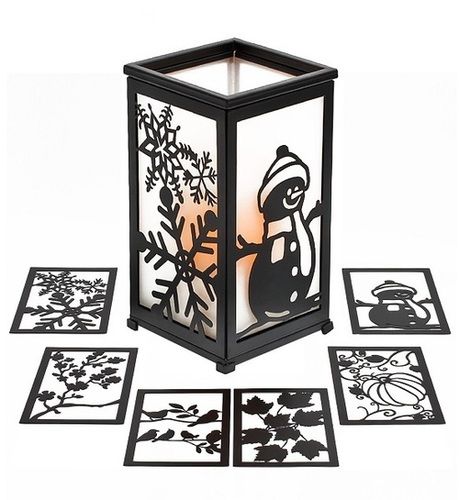 Decorative Flameless Hurricane Lantern