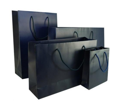 Royal Blue Matt Laminated Carrier Bag