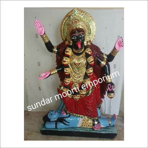 Marble Mahakali Statue Height: 3 Foot (Ft)