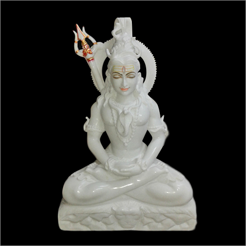 Marble Shankar Statue Height: 15 Inch (In)