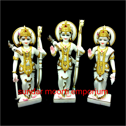 Gold Marble Ramparivar Statue
