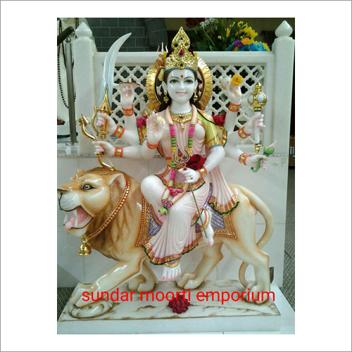 Marble Durga Statue