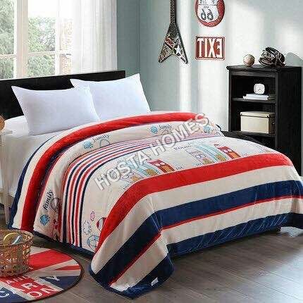 Cartoon Print Single Bed AC Blanket With Pillow Cover(All Weight Available)