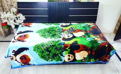 Super Soft Single Bed Panda Design Baby AC Blanket