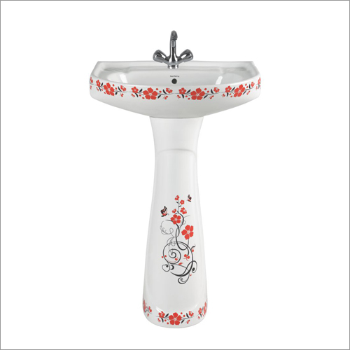 Printed Pedestal Wash Basin