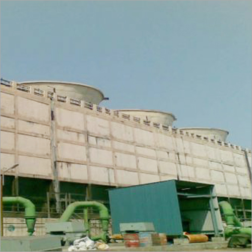 RCC Cooling Tower - High-Grade FRP & PVC Nozzle Materials, New Build Quality with 1-Year Warranty
