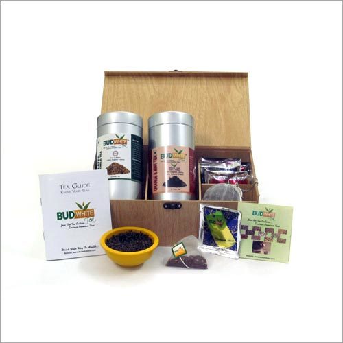 Brown Pyramid Tea Box