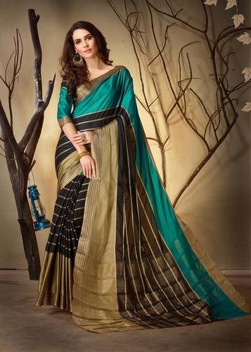 Printed Designer Silk Saree