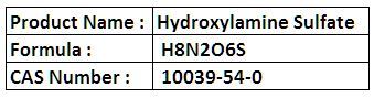 Hydroxylamine Sulfate