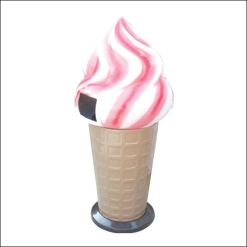 Ice Cream Fibre Medium Dustbin