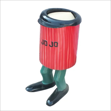 Leg Bin Fiber Small Dustbin