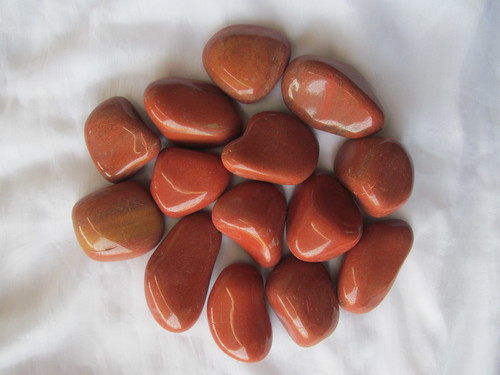 Agate Stone pebbles- Red