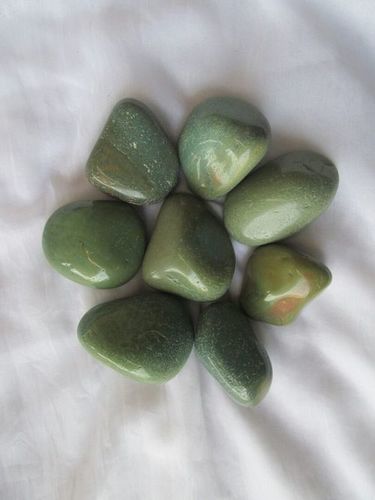 Agate Stone pebbles- Green
