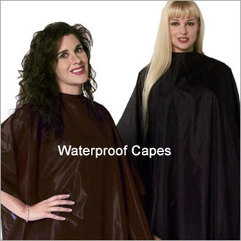 Salon Cap Apron - Polyester Various Sizes Black Color | Waterproof Durable Easy Use Adjustable Stylish