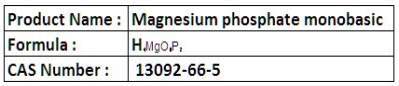Magnesium phosphate monobasic