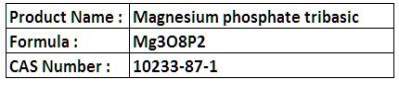Magnesium phosphate tribasic
