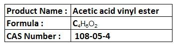 Acetic acid vinyl ester