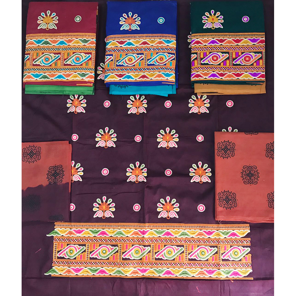 Unstitched Salwar Suit (Godhwal Border)