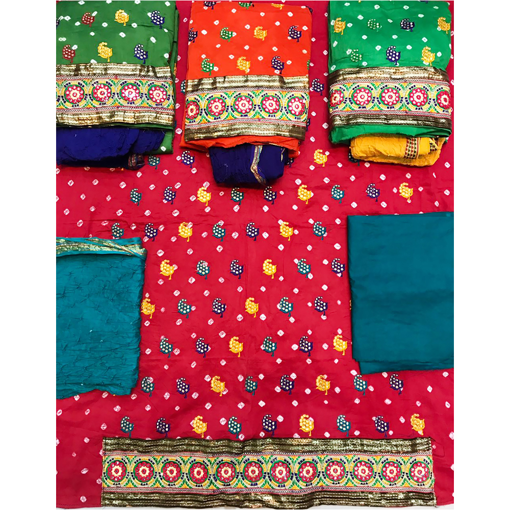 Ladies Designer Bandhej Suit