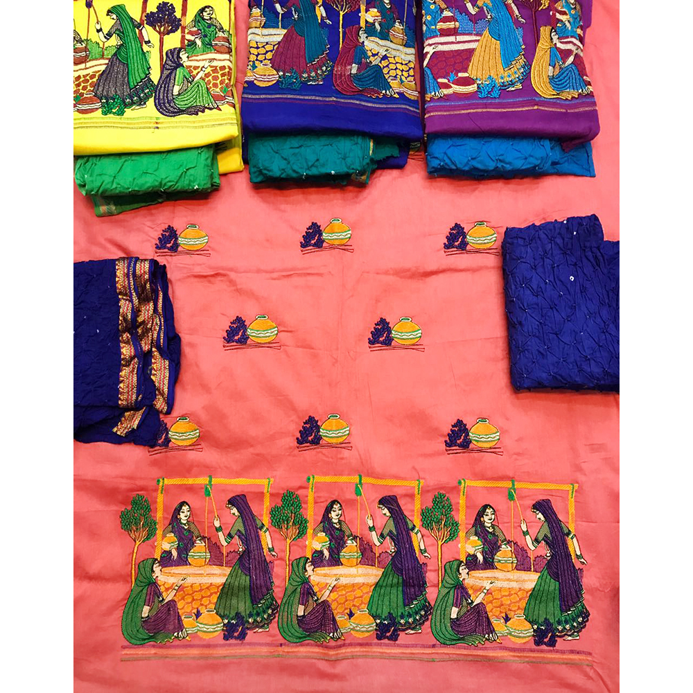 Kutchi Worked Cotton Salwar