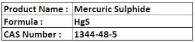 Mercuric Sulphide