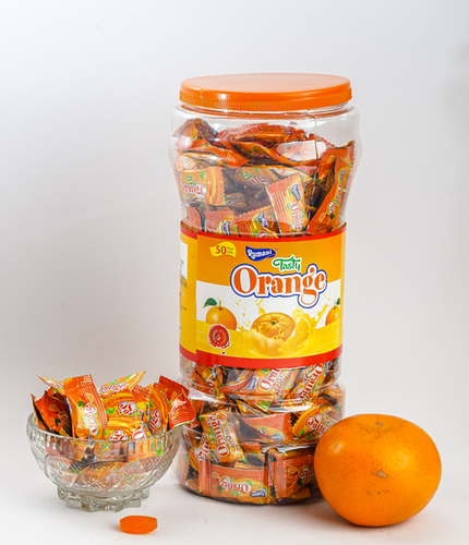 Piece Orange Flavored Candy