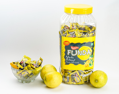 Lemon Flavour Masala Filled Candy