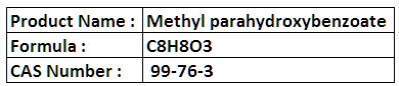 Methyl parahydroxybenzoate
